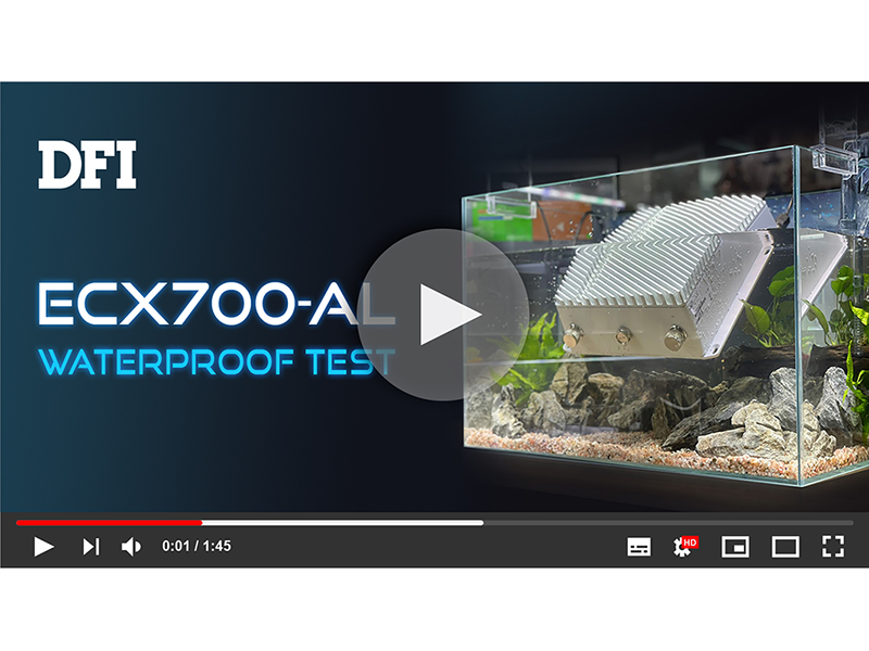 ECX700AL-Waterproof Test Video